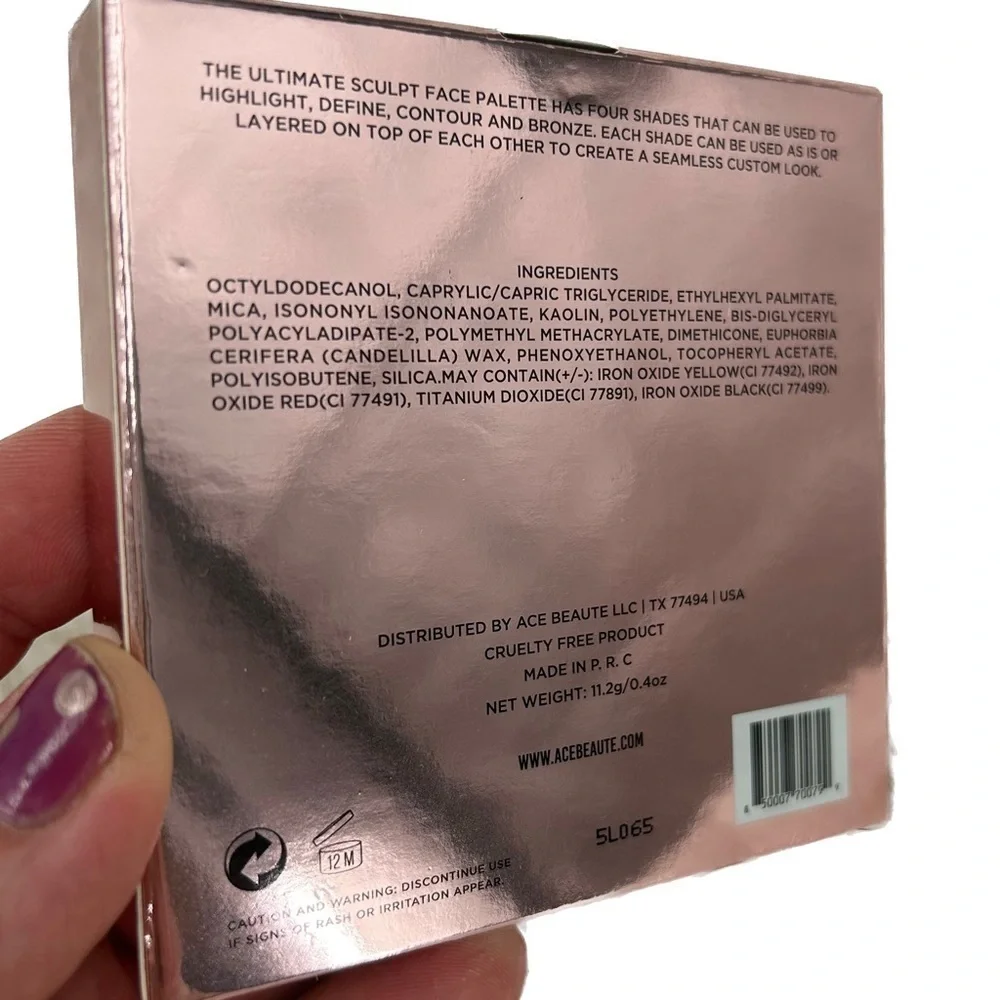 ACE BEAUTE’ Ultimate Sculpt Face Palette. (NIB)